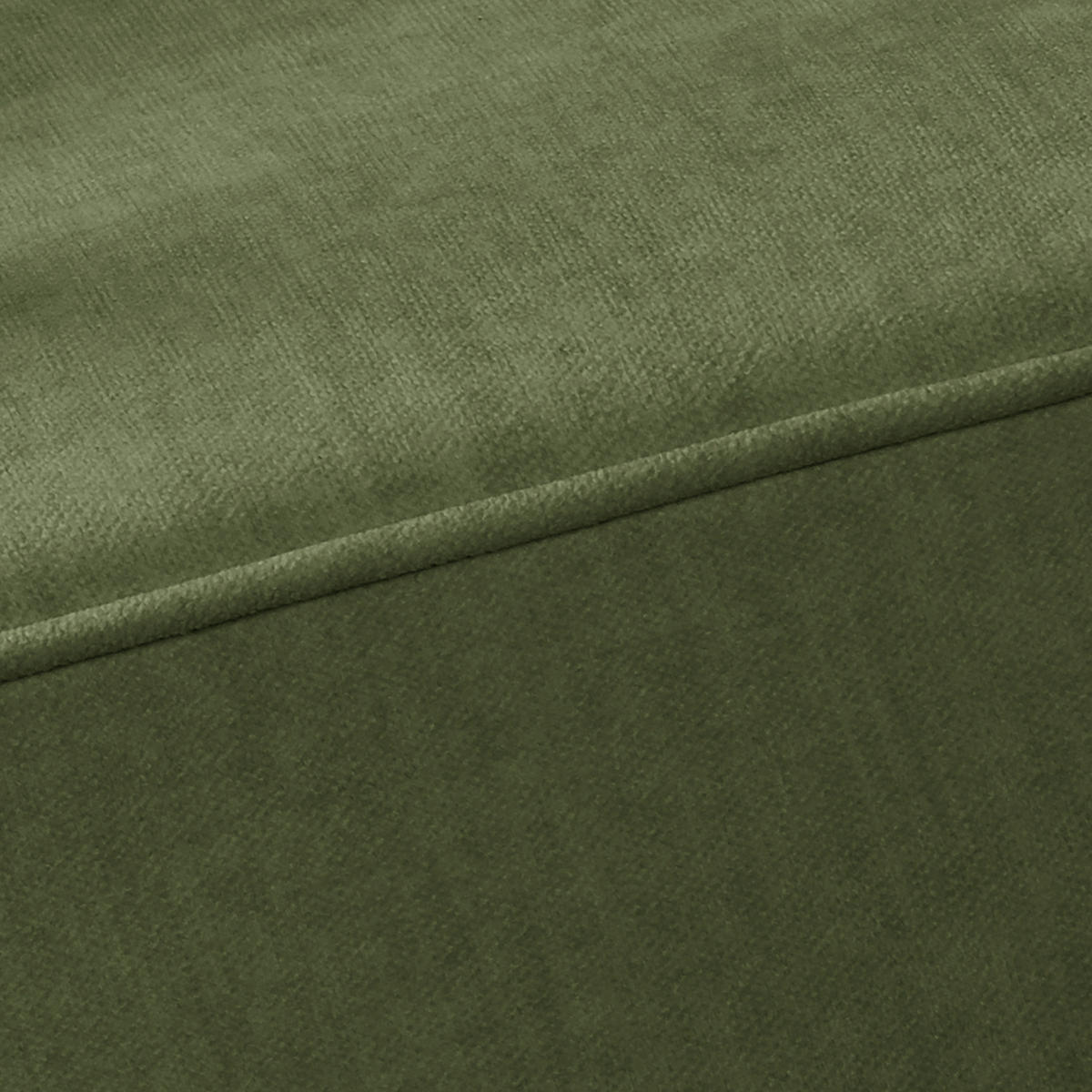 ECKSOFA Laura in Mikrofaser Dunkelgrün  284/182 cm  - Dunkelgrün/Braun, Design, Holz/Textil (284/182cm) - P & B