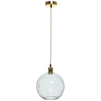 ZÁVĚSNÉ SVÍTIDLO, 26/26/32 cm  - čiré, Basics, sklo (26/26/32cm) - MID.YOU