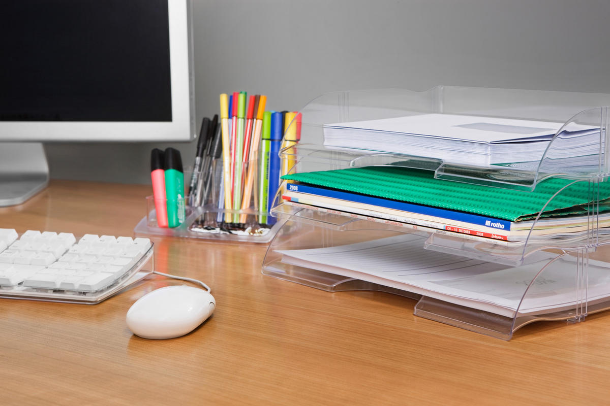 BRIEFABLAGE Transparent  - Transparent, Basics, Kunststoff (32,7/6,4/23,4cm) - Rotho