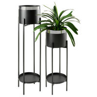 SAKSIJA ZA BILJE  metal  - srebrna, Trendi, metal - Ambia Home