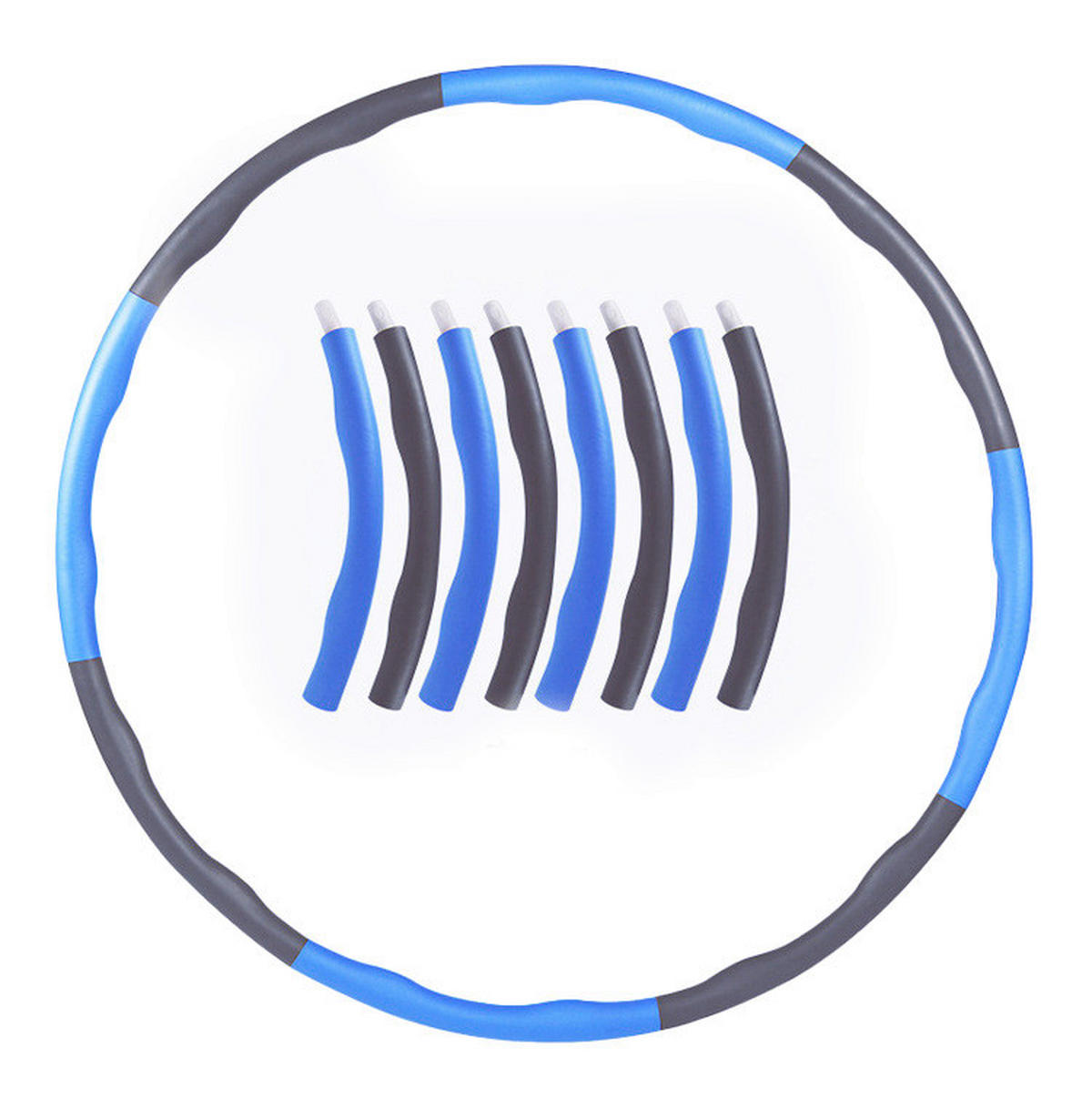 FITNESS HOOP 1.2 - Blau/Schwarz, KONVENTIONELL, Kunststoff (75 - 98cm)