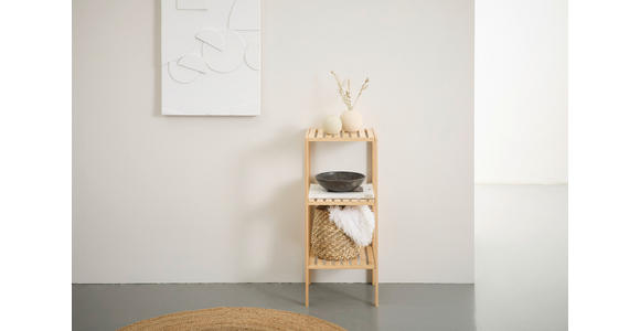 REGAL  34/80/33 cm Naturfarben  - Naturfarben, Basics, Naturmaterialien/Holz (34/80/33cm) - Carryhome