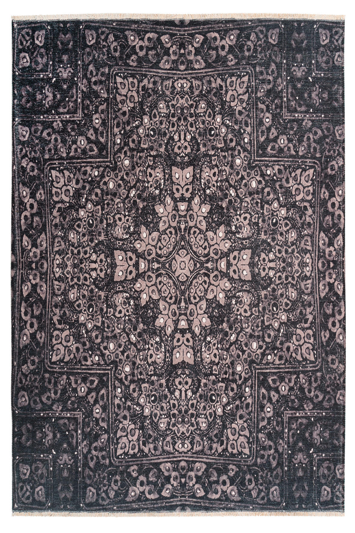 In- und Outdoorteppich 200/290 cm My Azteca  - Grau, KONVENTIONELL, Textil (200/290cm) - Novel