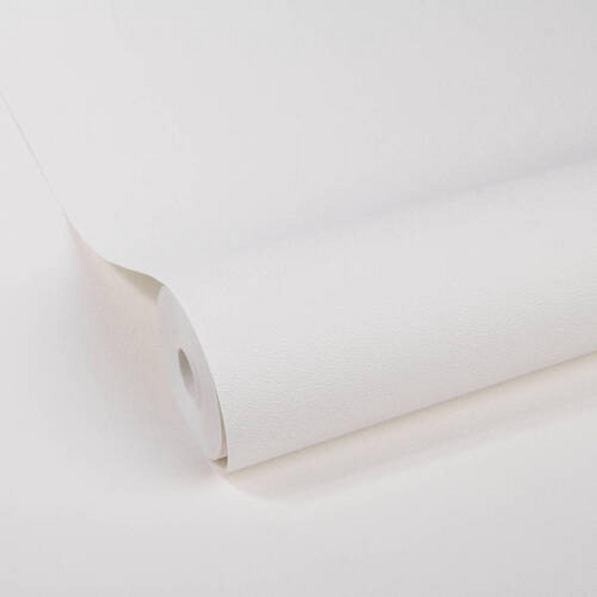 VLIESTAPETE - Weiß, Basics, Papier/Kunststoff (52/1000cm)