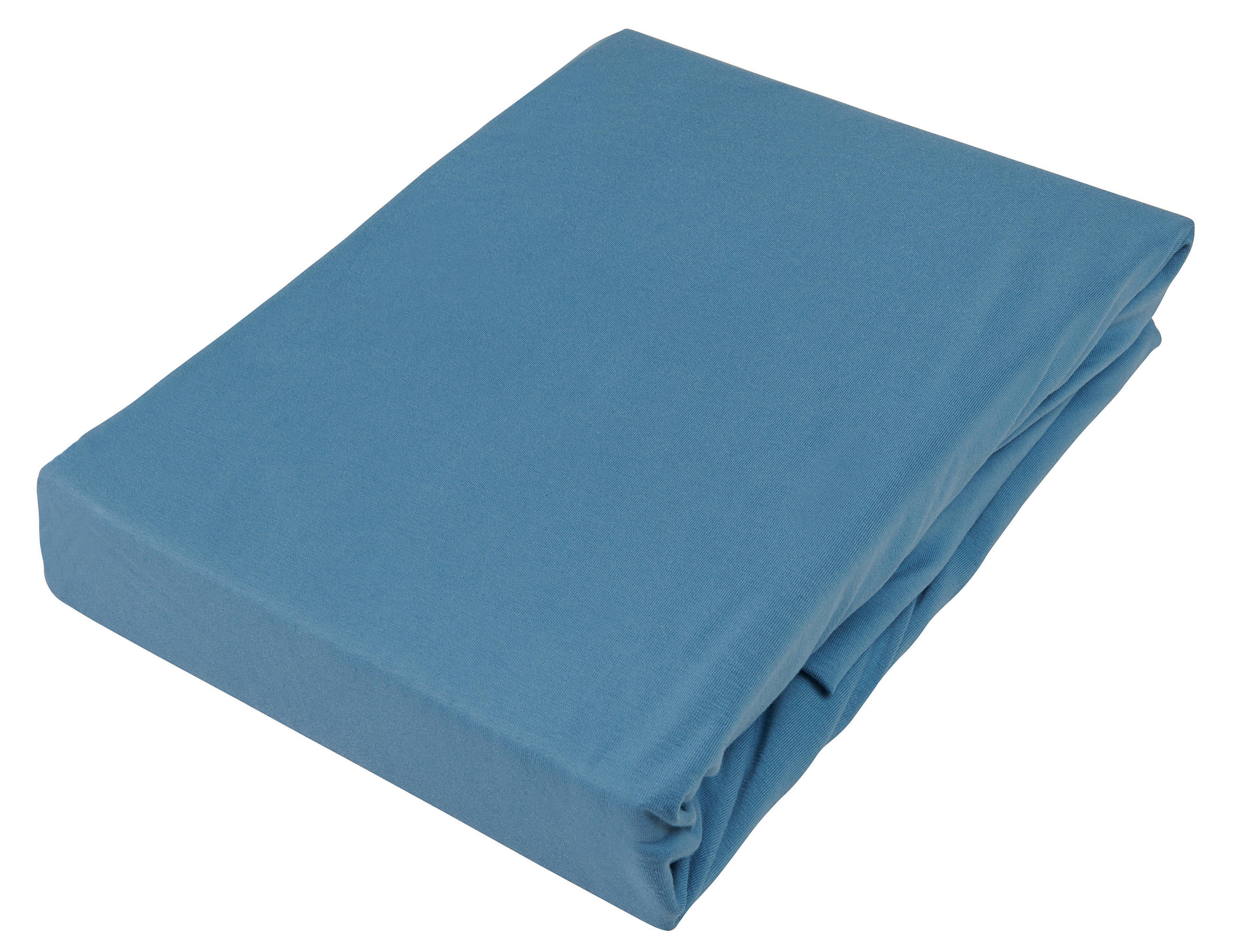 Cearșaf Cu Elastic Boxspring 180/220 cm  - albastru, Konventionell, textil (180/220cm) - Novel