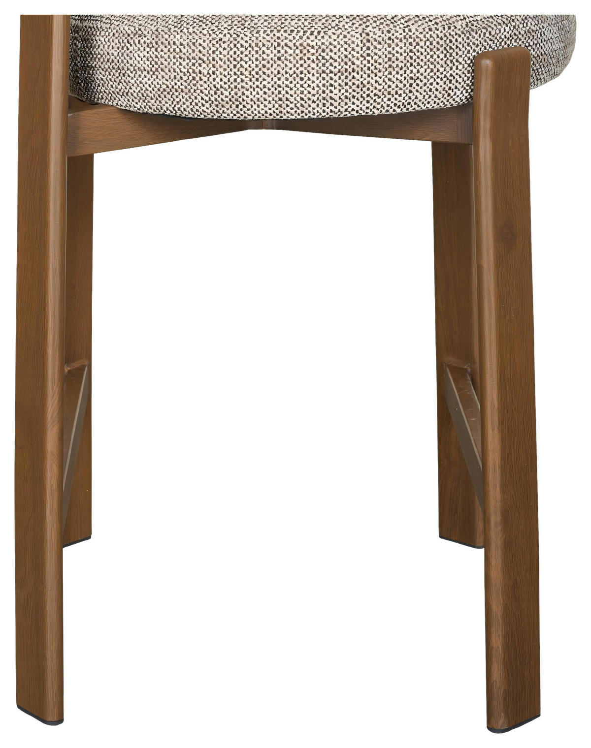 BARSKA STOLICA  smeđa, boje oraha  metal, tekstil      - boje oraha/smeđa, Moderno, metal/tekstil (52/90,5/53,5cm) - Livetastic