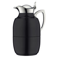 ISOLIERKANNE JUWEL 1 L  - Schwarz, Design, Metall (1,0l) - Alfi