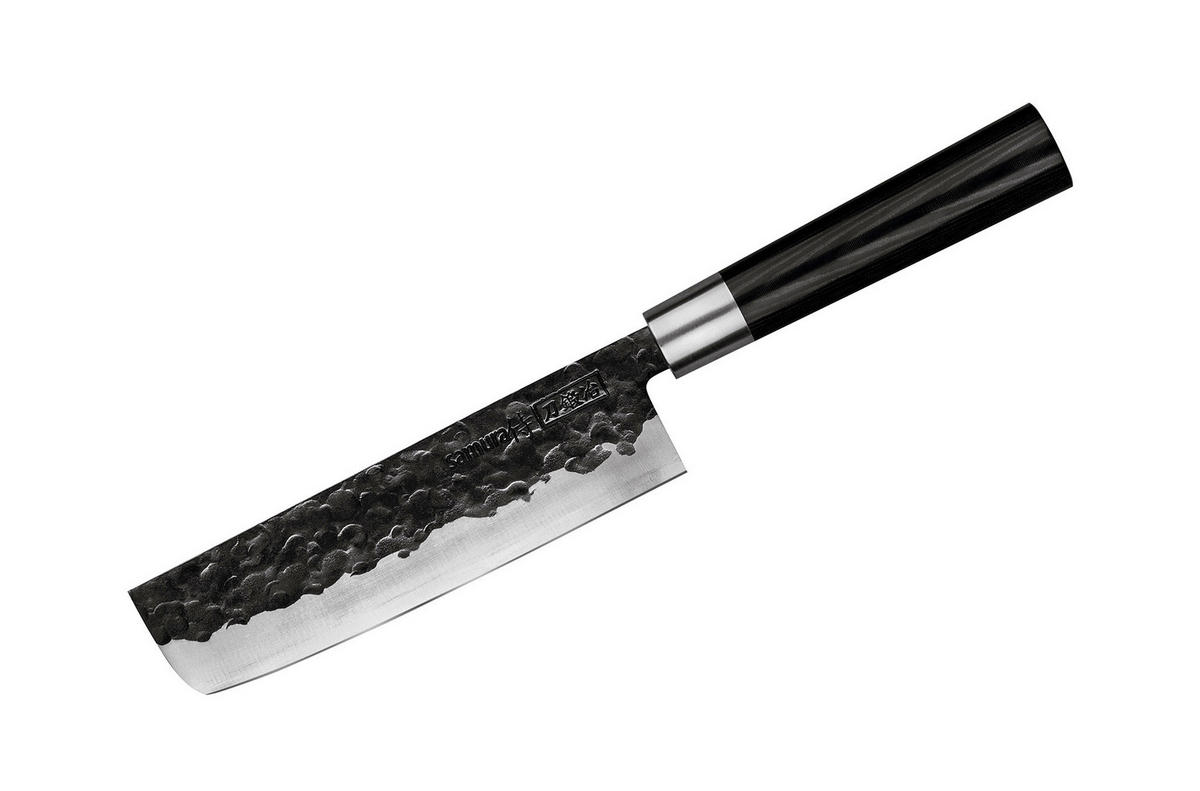 KUHINJSKI NOŽ  BLACKSMITH 31.2/2.4/5.4 cm           jeklo - srebrne barve/črna, Basics, kovina/leseni material (31.2/2.4/5.4cm) - Samura