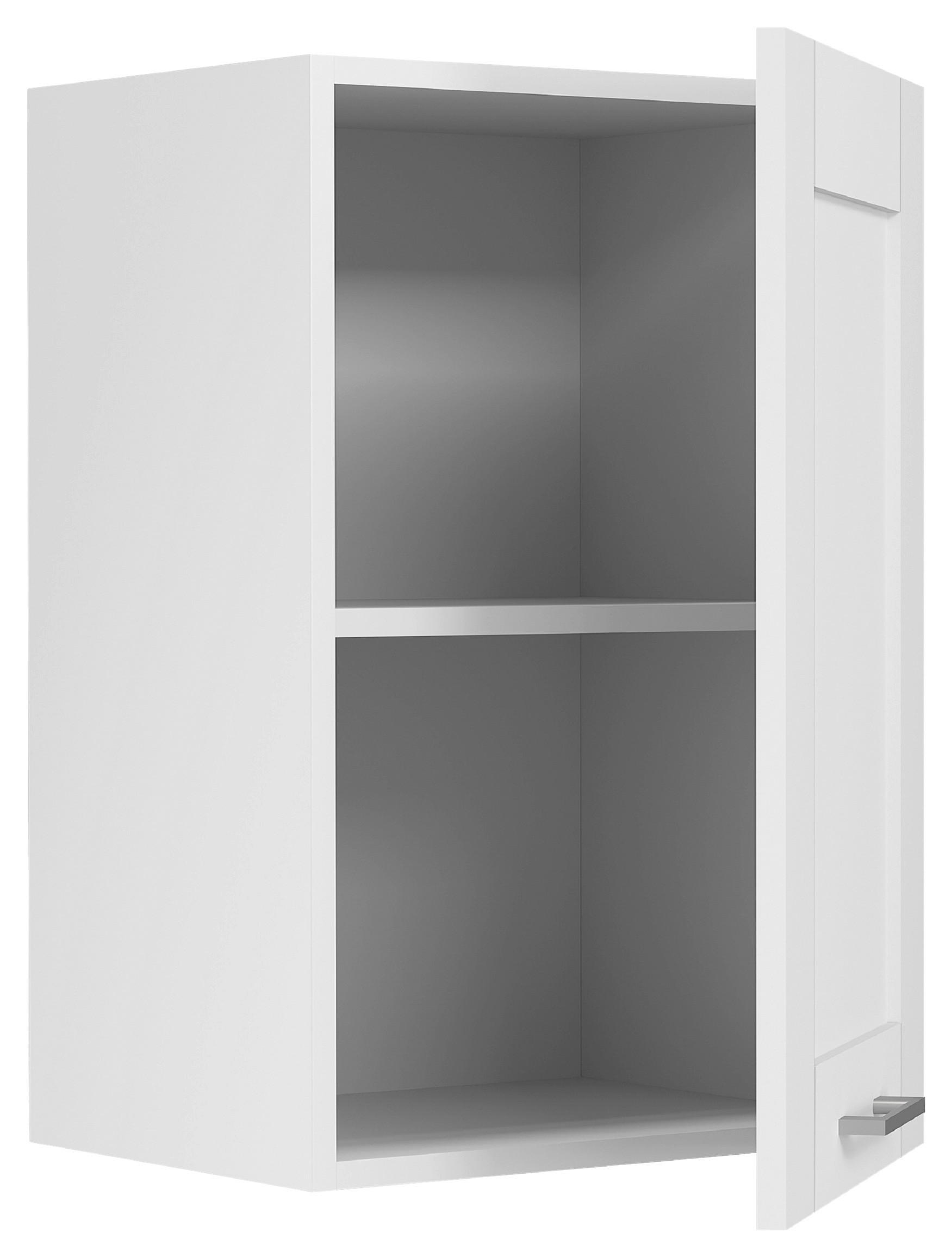 KÜCHENOBERSCHRANK 40/60/31 cm  in Weiß  - Silberfarben/Weiß, Trend, Holzwerkstoff/Kunststoff (40/60/31cm) - MID.YOU
