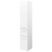 HOCHSCHRANK 30/168/33 cm  - Chromfarben/Weiß, KONVENTIONELL, Glas/Holzwerkstoff (30/168/33cm) - Pelipal