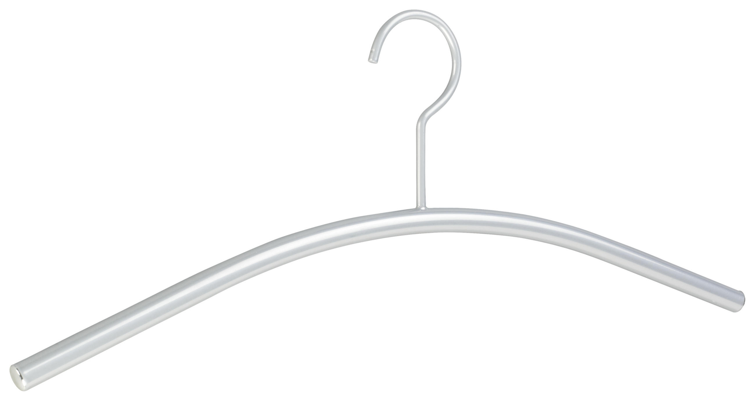 KLEIDERBÜGELSET 43 cm Metall  - Alufarben, KONVENTIONELL, Metall (43cm)