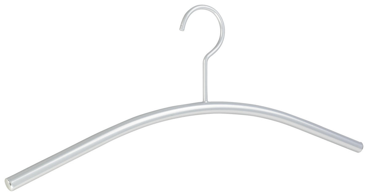 KLEIDERBÜGELSET 43 cm Metall  - Alufarben, KONVENTIONELL, Metall (43cm)