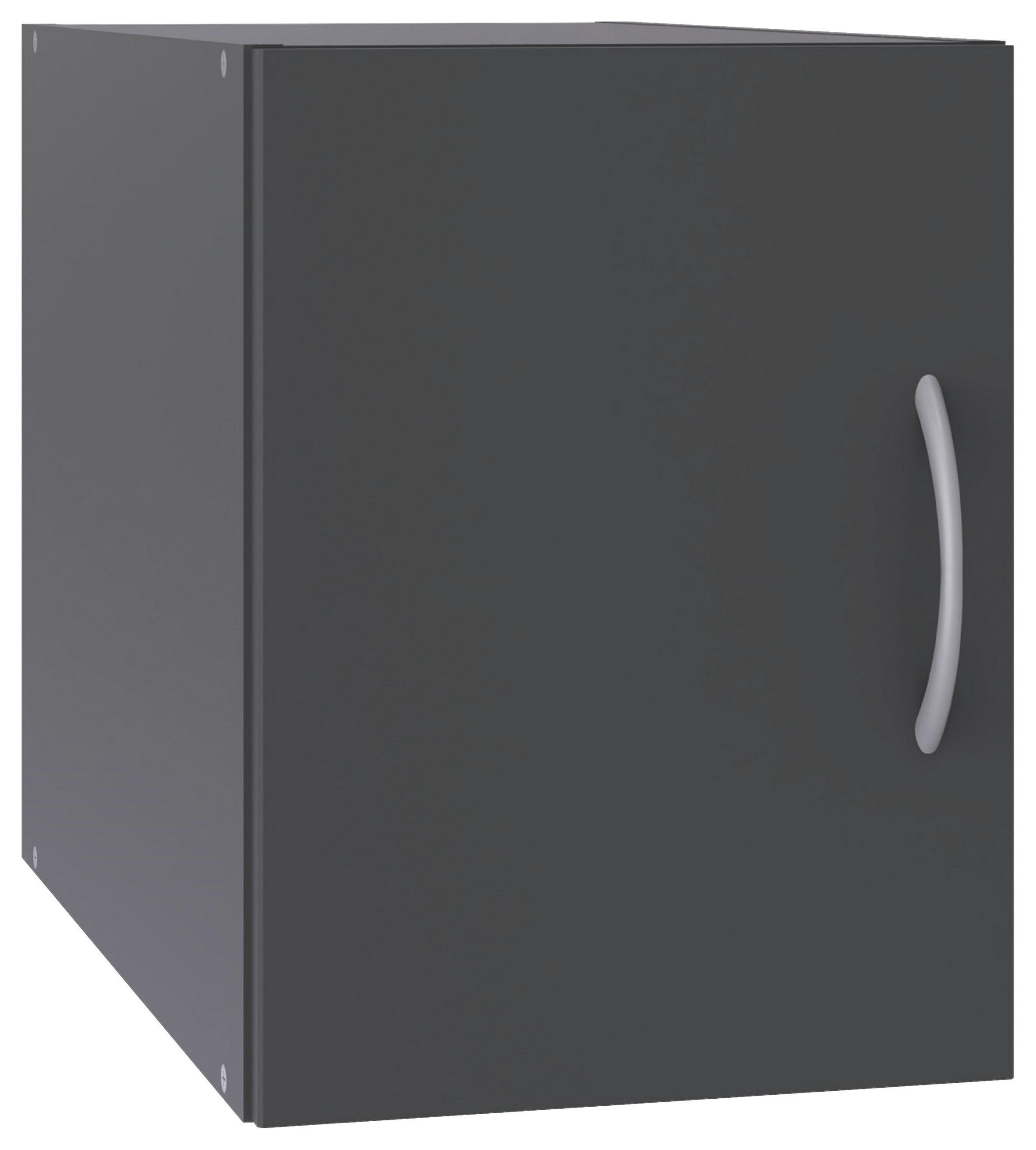 AUFSATZSCHRANK 40/40/54 cm  in  - Alufarben/Graphitfarben, KONVENTIONELL, Holzwerkstoff/Kunststoff (40/40/54cm) - Xora