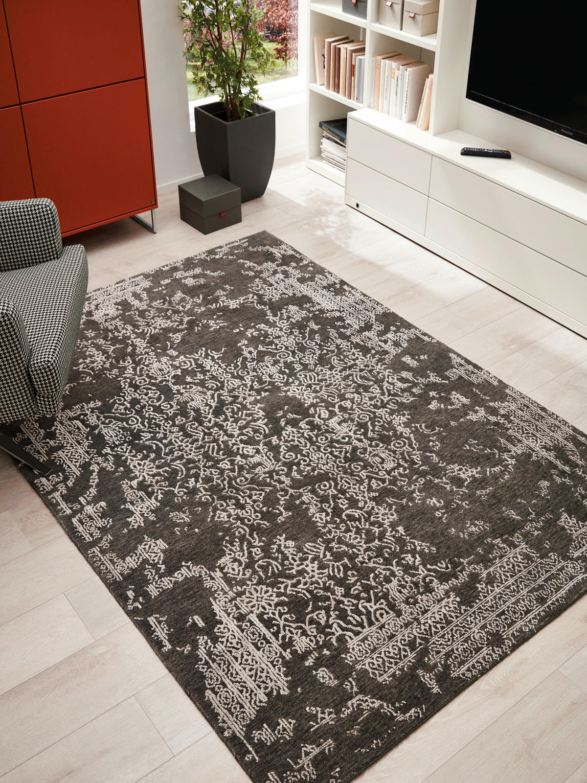 ORIENTTEPPICH 200/300 cm Soho Aurora Dunkelgrau  - Dunkelgrau, Design, Textil (200/300cm) - Musterring