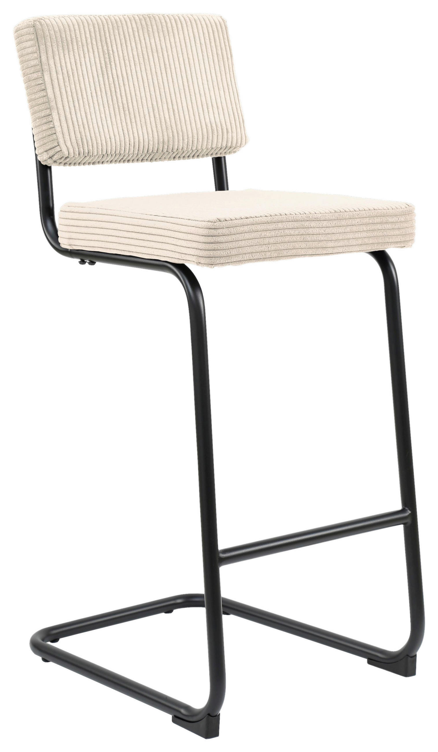 BARPALL i svart, beige  - beige/svart, Design, metall/textil (45/105/54cm) - home24
