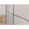 SCHWEBETÜRENSCHRANK 301/223/68 cm 3-türig Grau  - Chromfarben/Grau, KONVENTIONELL, Glas/Holzwerkstoff (301/223/68cm) - Novel