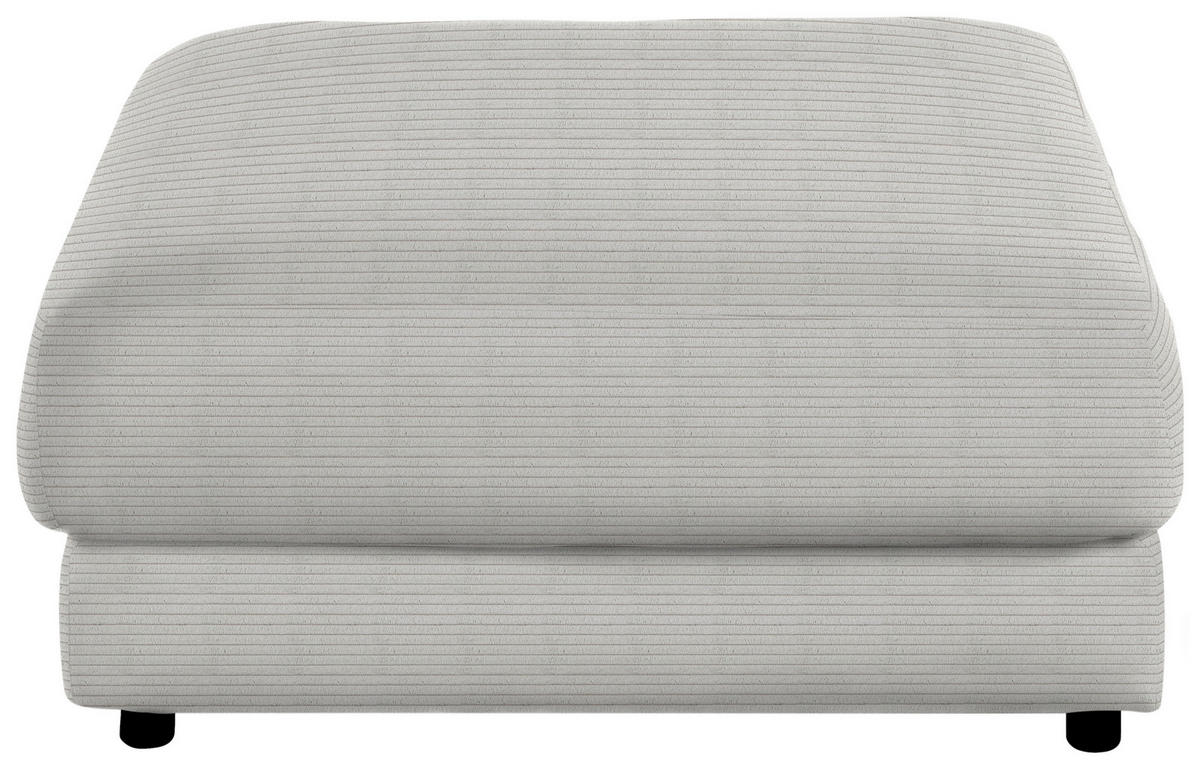 HOCKER in Textil Greige  - Greige/Schwarz, Design, Kunststoff/Textil (100/86/100cm) - Lomoco