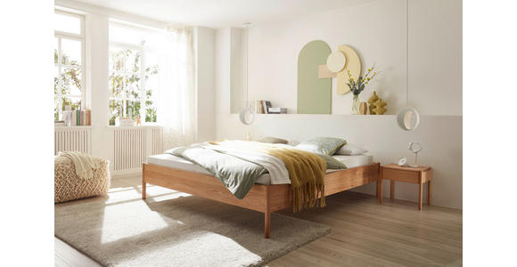 BETT 140/200 cm,  in Wildeiche  - Wildeiche, KONVENTIONELL, Holz (140/200cm) - Linea Natura