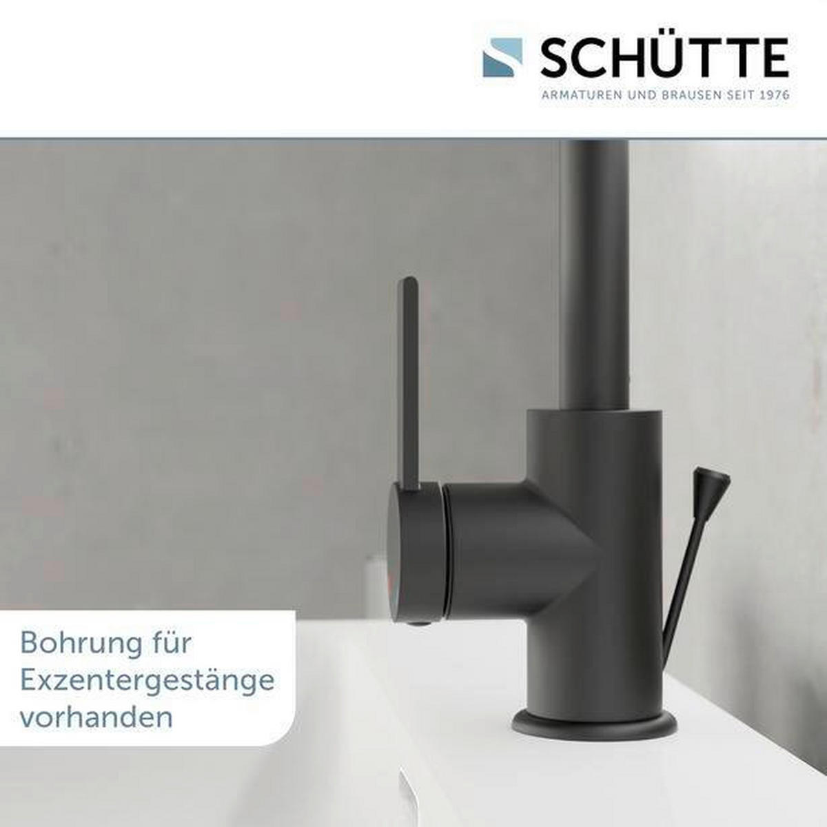 FÜRDŐSZOBAI CSAPTELEP 5/24,5/17,5 cm  - fekete, Basics, fém (5/24,5/17,5cm) - Schütte