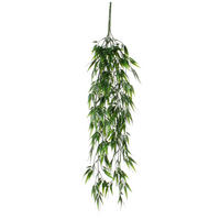 UMETNA ROŽA - zelena, Basics, umetna masa (76cm)