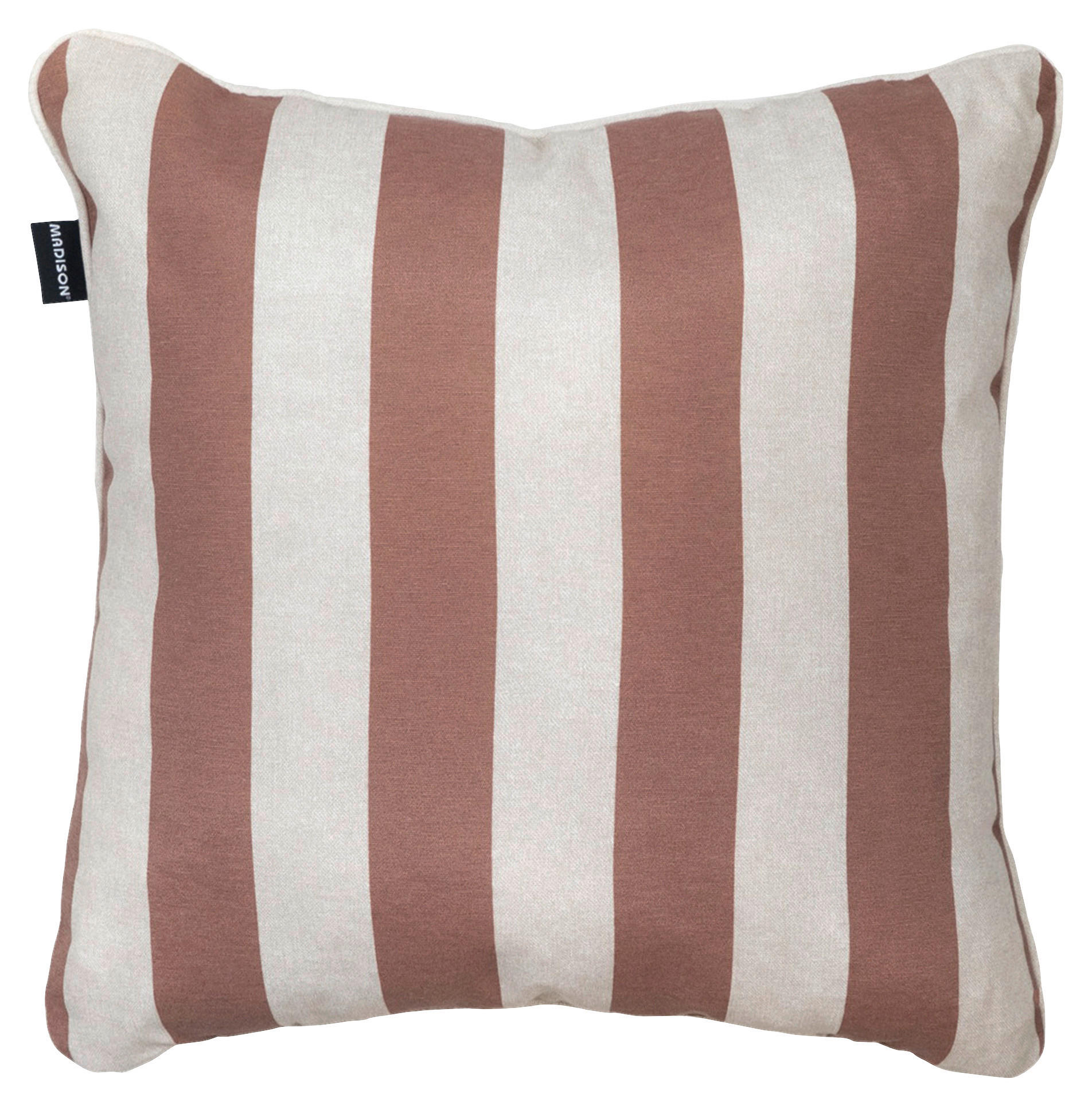 ZIERKISSEN  - Creme/Braun, Basics, Textil (50/50/10cm)