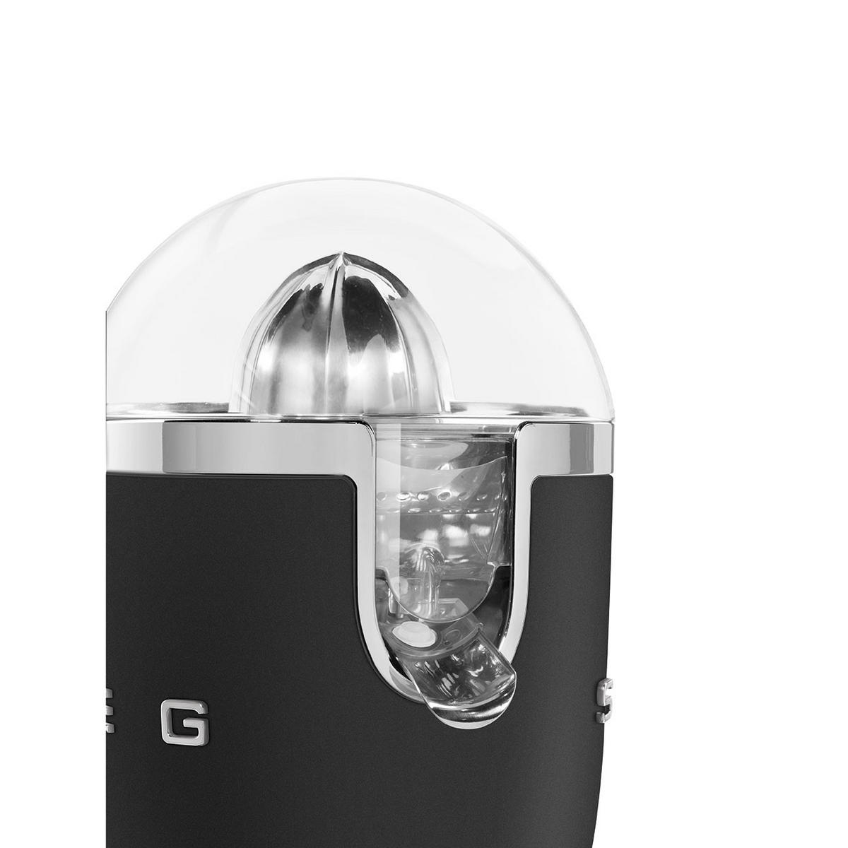 ZITRONENPRESSE - Schwarz/Weiß, Design, Metall (16,6/28,1/16,6cm) - SMEG
