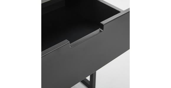 NACHTSCHRANK 47,6/53,1/40 cm  - Anthrazit/Schwarz, Design, Holzwerkstoff/Metall (47,6/53,1/40cm) - Novel