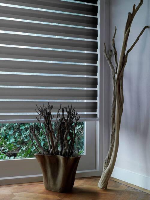 DUOROLLO GRAU 105/175 cm  - Grau, KONVENTIONELL, Textil (105/175cm)