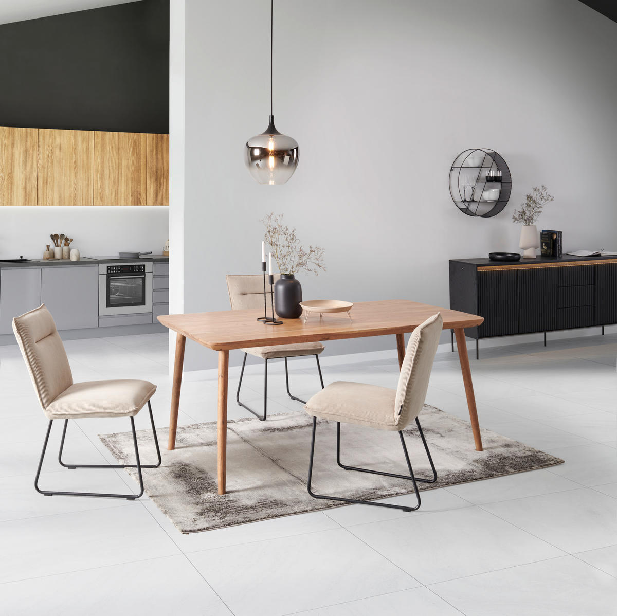 ESSTISCH Akazie Hartholz rechteckig Akaziefarben  - Akaziefarben, MODERN, Holz (175/76/90cm) - Livetastic