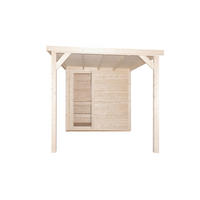 SAUNA für 4-5 Personen Rauma  - Naturfarben, KONVENTIONELL, Holz (460/230/219,5cm) - Sanotechnik