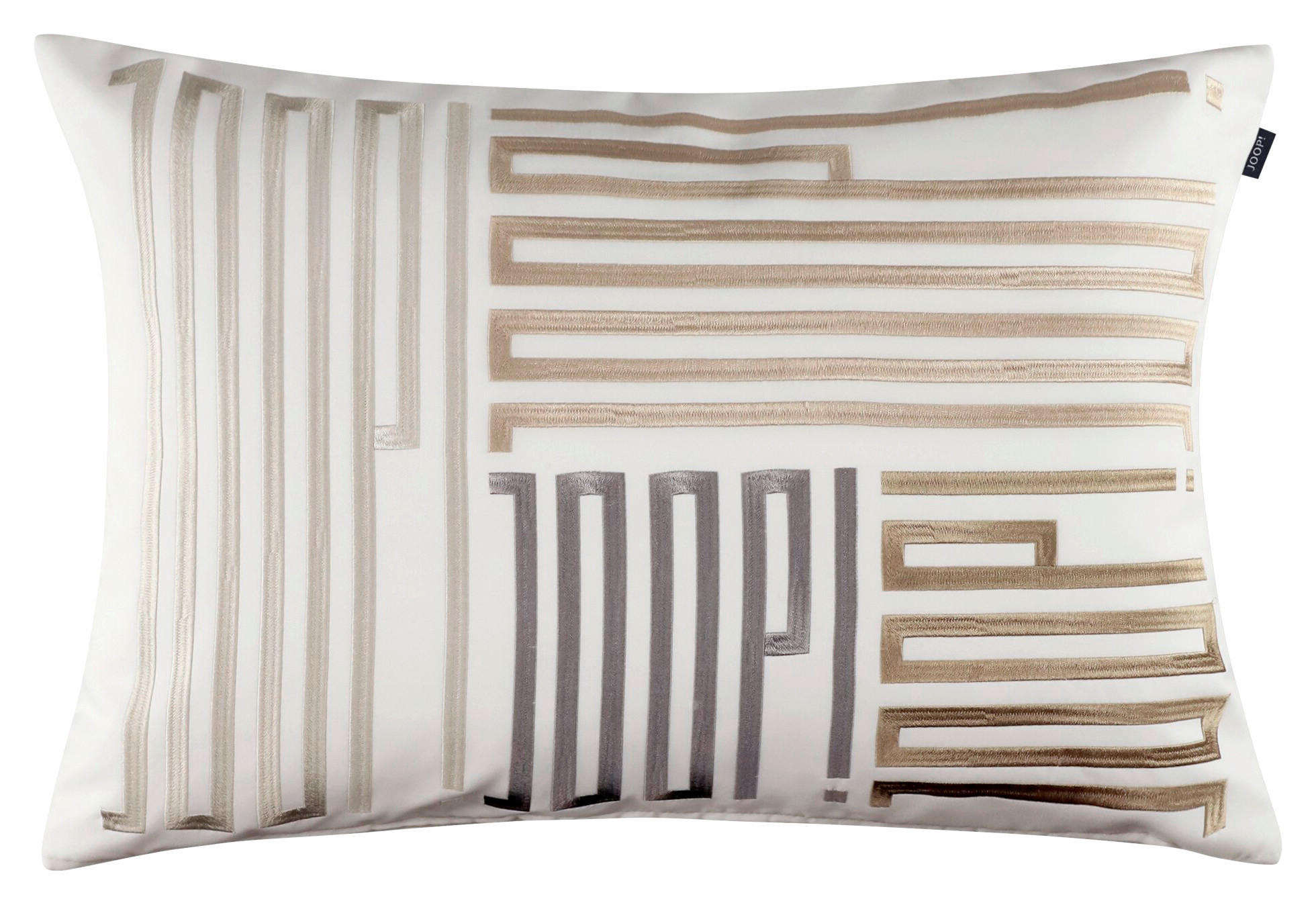 KISSENHÜLLE J!Bars 40/60 cm  - Sandfarben/Creme, Basics, Textil (40/60cm) - Joop!