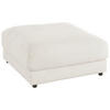 HOCKER in Textil Weiss  - Weiss/Schwarz, Design, Kunststoff/Textil (100/86/100cm) - Pure Home Lifestyle