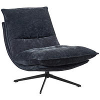 SESSEL 76/84/99 cm  in Struktur Schwarz  - Schwarz, Basics, Textil/Metall (76/84/99cm) - Carryhome