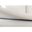 SCHLAFSOFA Struktur Creme  inkl. Rückenkissen, Armlehnenkissen, Bettkasten, Schlaffunktion, Rücken echt  - Creme/Schwarz, KONVENTIONELL, Kunststoff/Textil (195/93/83cm) - Carryhome