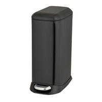 TRETEIMER 12 L  - Schwarz, Basics, Kunststoff/Metall (20,5/46/36cm) - Wenko