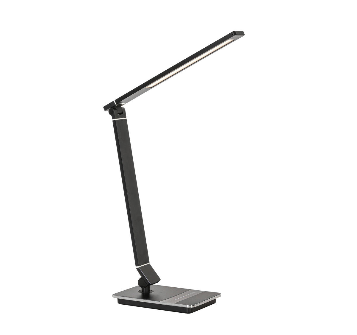 LAMPĂ DE BIROU - negru, Lifestyle, plastic/metal (12,1/17,9/33cm) - Novel