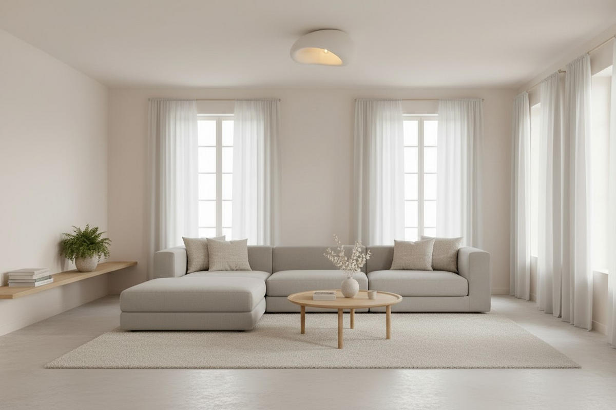 DECKENLEUCHTE    41/28/21 cm  - Weiß, Design, Kunststoff/Metall (41/28/21cm) - Collet's Monde