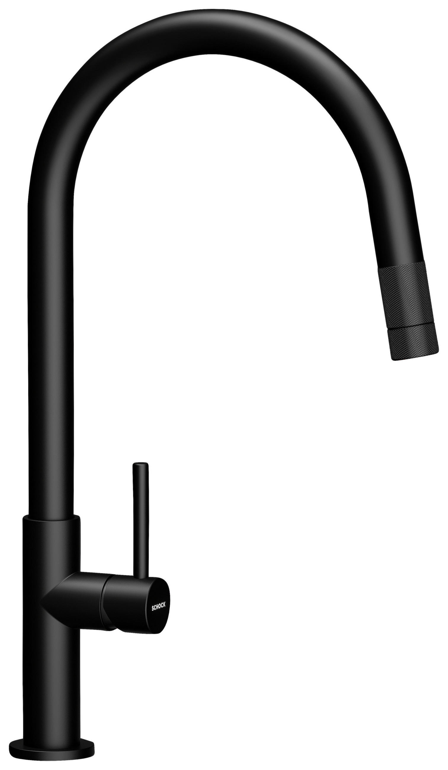 KÜCHENARMATUR 536120S  - Schwarz, Basics, Metall (4,5/39,8/21cm) - Schock