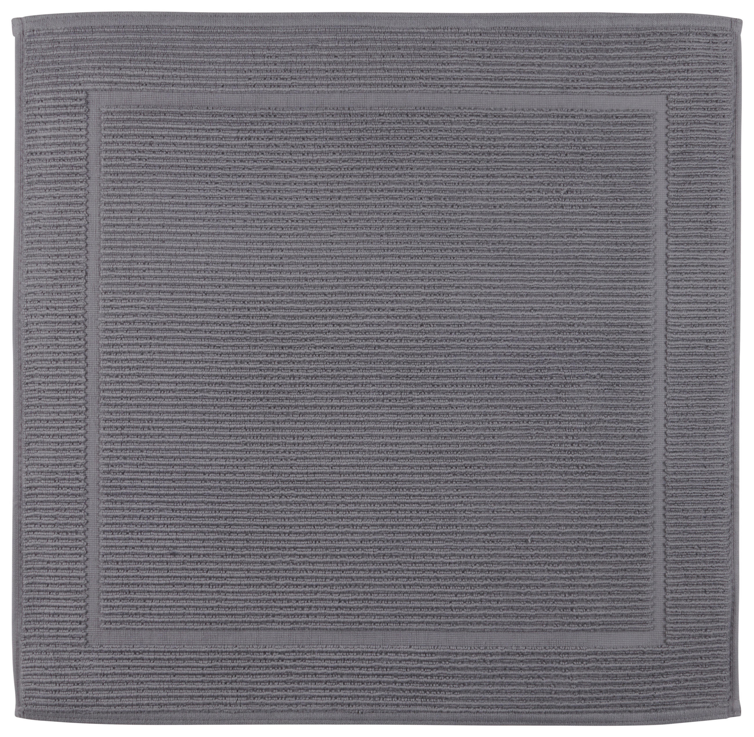 BADEMATTE Anthrazit 50/60 cm  - Anthrazit, Basics, Textil (50/60cm) - Bio:Vio