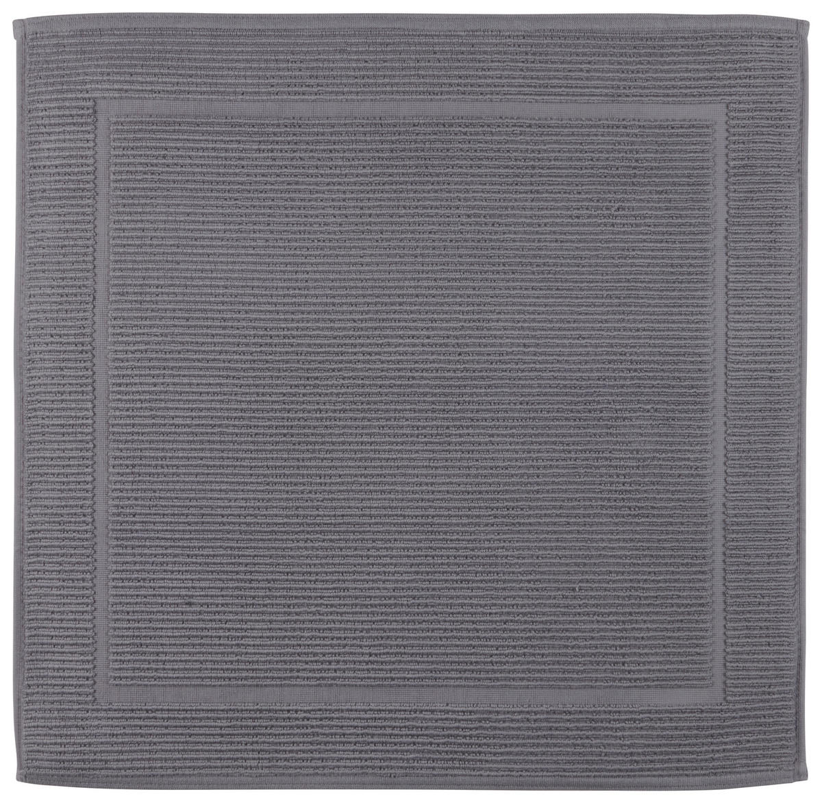 KOUPELNOVÁ PŘEDLOŽKA, 50/60 cm - antracitová, Basics, textil (50/60cm) - Bio:Vio