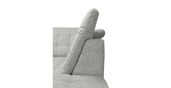 ECKSOFA Beige Chenille - Chromfarben/Beige, KONVENTIONELL, Kunststoff/Textil (260/205cm) - Carryhome
