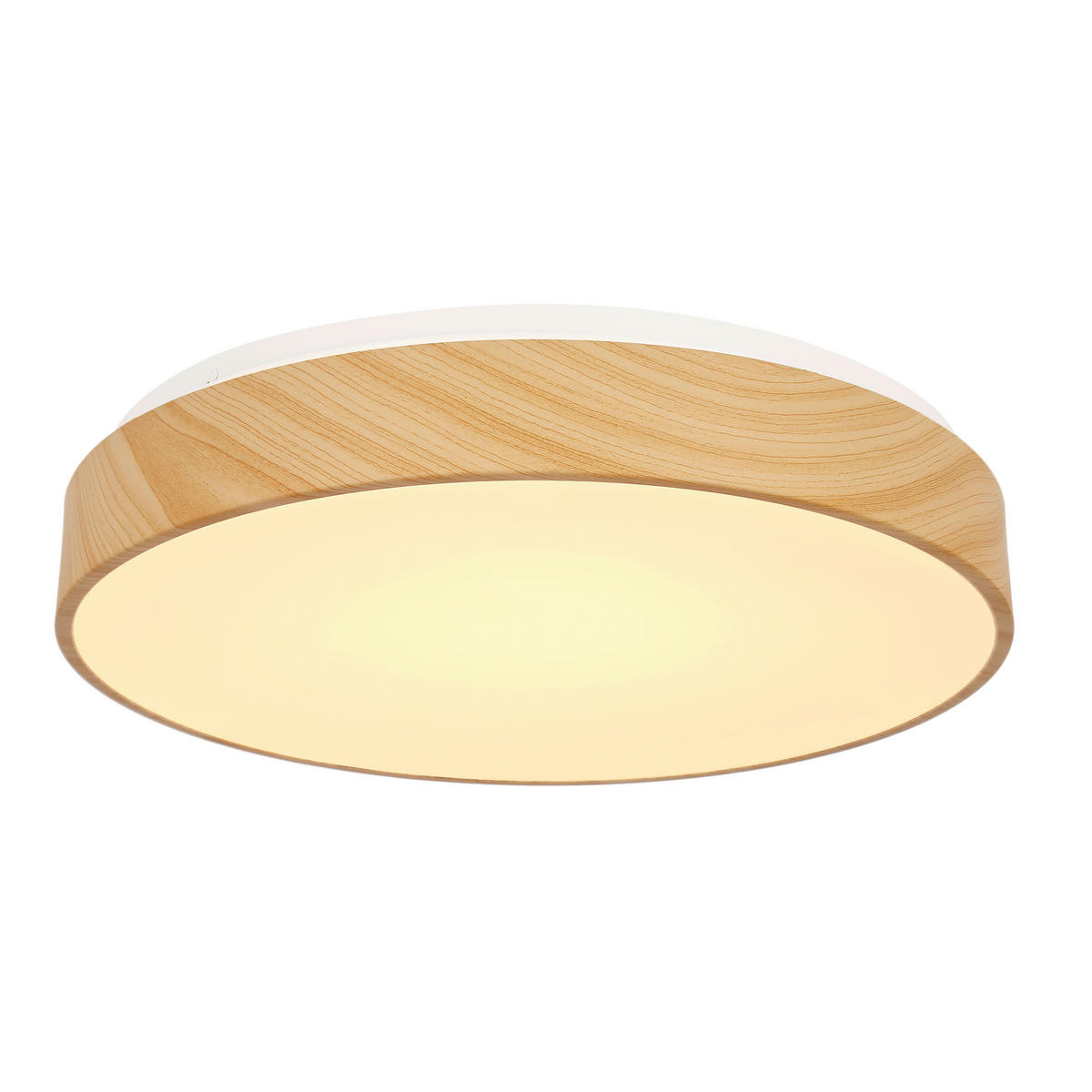 LED-TAKLAMPA Figaro 38/38/9 cm  - ekfärgad, Natur, metall/plast (38/38/9cm)