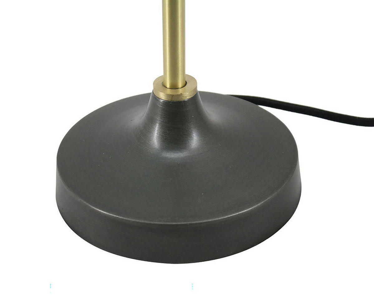 STOLNÍ LAMPA, E27, 115/15/58 cm - černá/barvy zlata, Trend, kov (115/15/58cm) - P & B