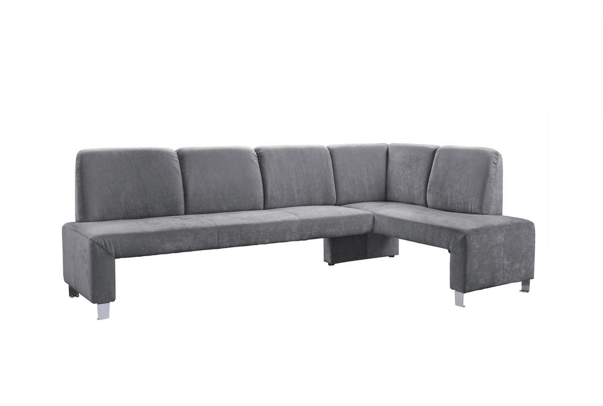 KLUPA KUTNA  antracit  drvo, tekstil, drvni materijal      - srebrne boje/antracit, Moderno, drvni materijal/drvo (243/158cm) - Livetastic