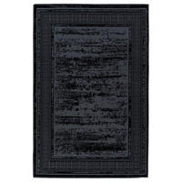 FLACHWEBETEPPICH 80/150 cm Schwarz  - Schwarz, KONVENTIONELL, Textil (80/150cm)