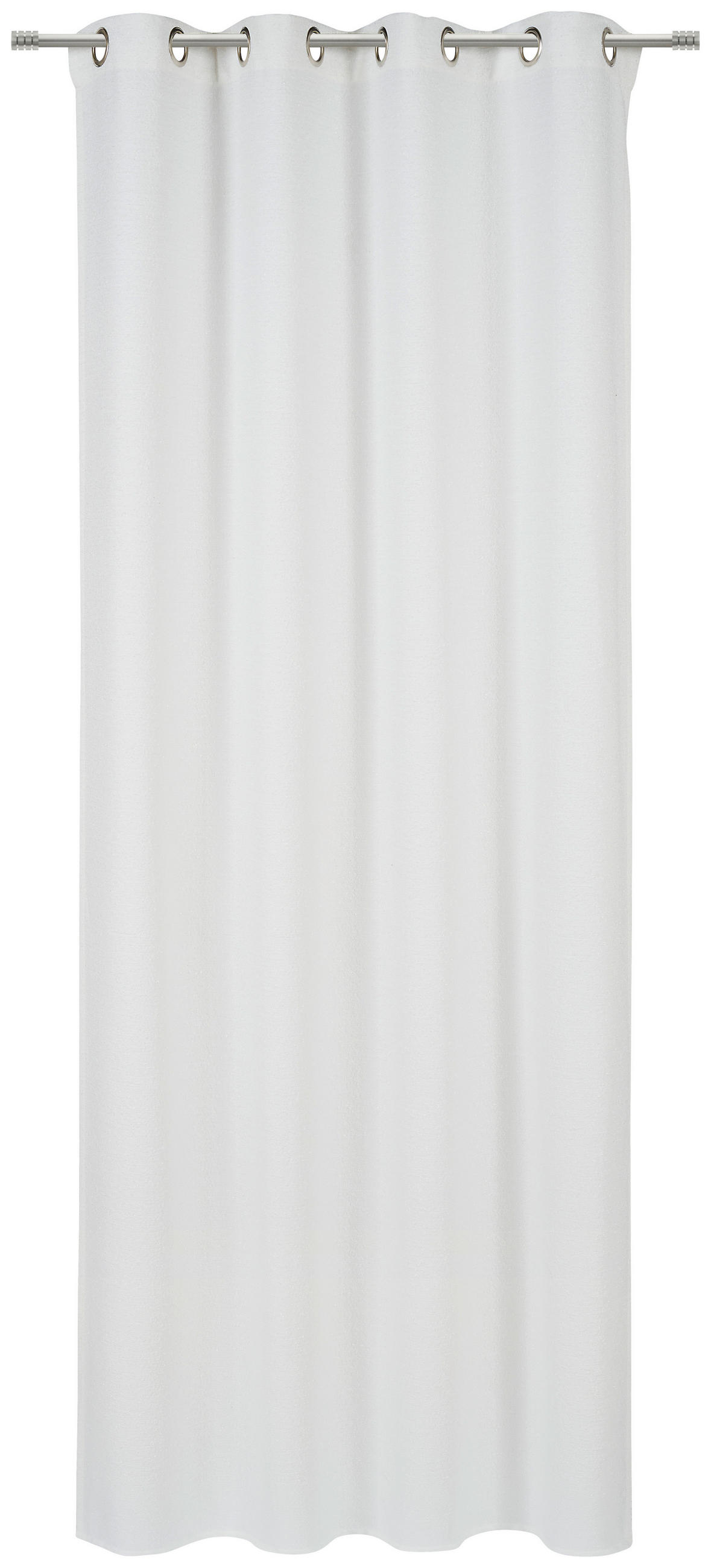 ÖSENVORHANG blickdicht  - Weiß, Design, Textil (140/245cm) - Esposa