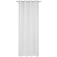 ÖSENVORHANG blickdicht  - Weiß, Design, Textil (140/245cm) - Esposa