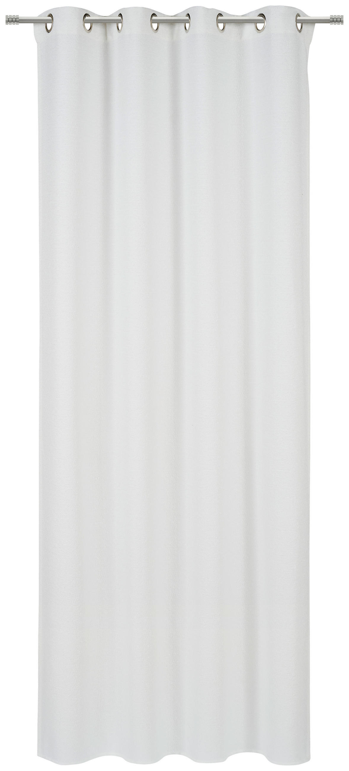 ÖSENVORHANG blickdicht  - Weiß, Design, Textil (140/245cm) - Esposa