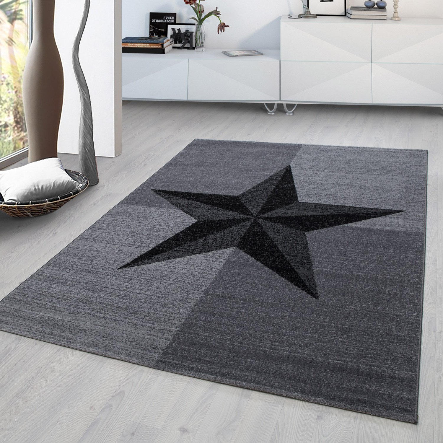 BĚHOUN, 80/300 cm, šedá - šedá, Trend, textil (80/300cm) - Novel