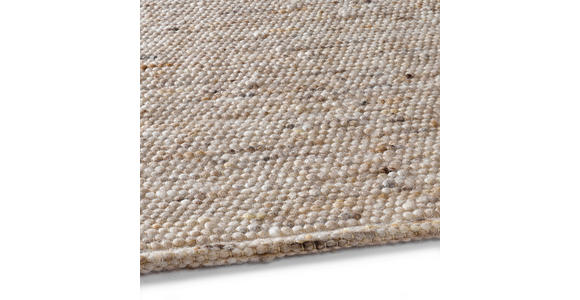 HANDWEBTEPPICH 90/160 cm Sandfarben rechteckig  - Sandfarben, Basics, Textil (90/160cm) - Linea Natura